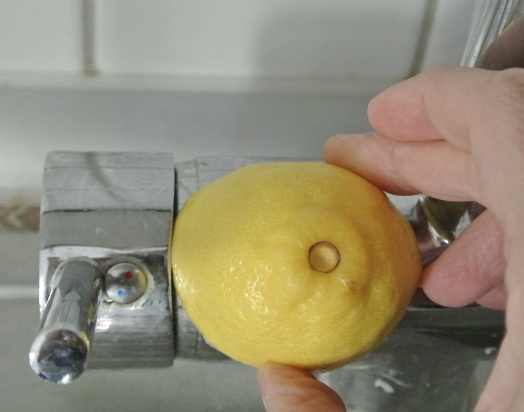 Zitronen Abreibung