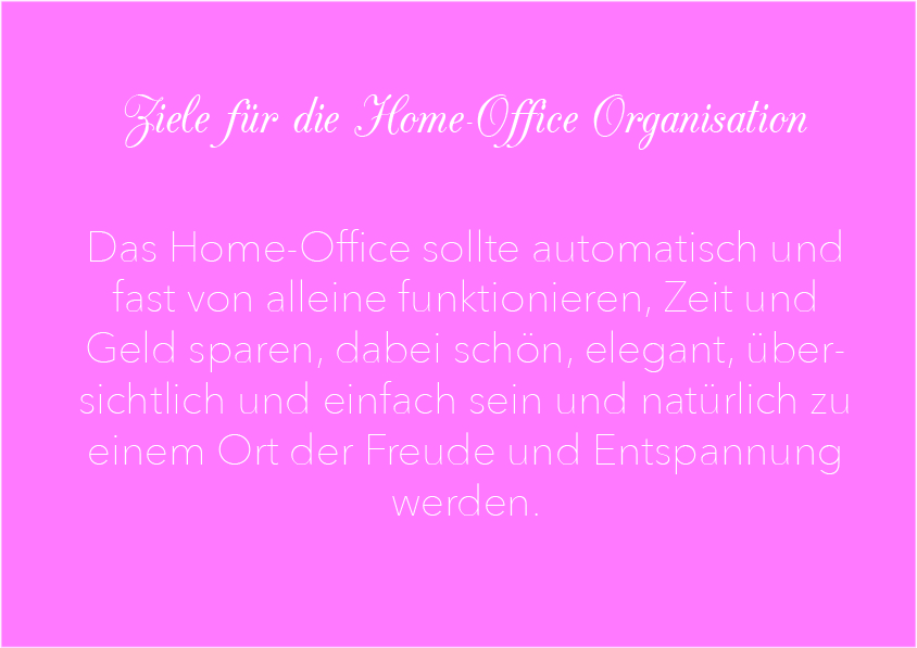 Ziele für das Home-Office